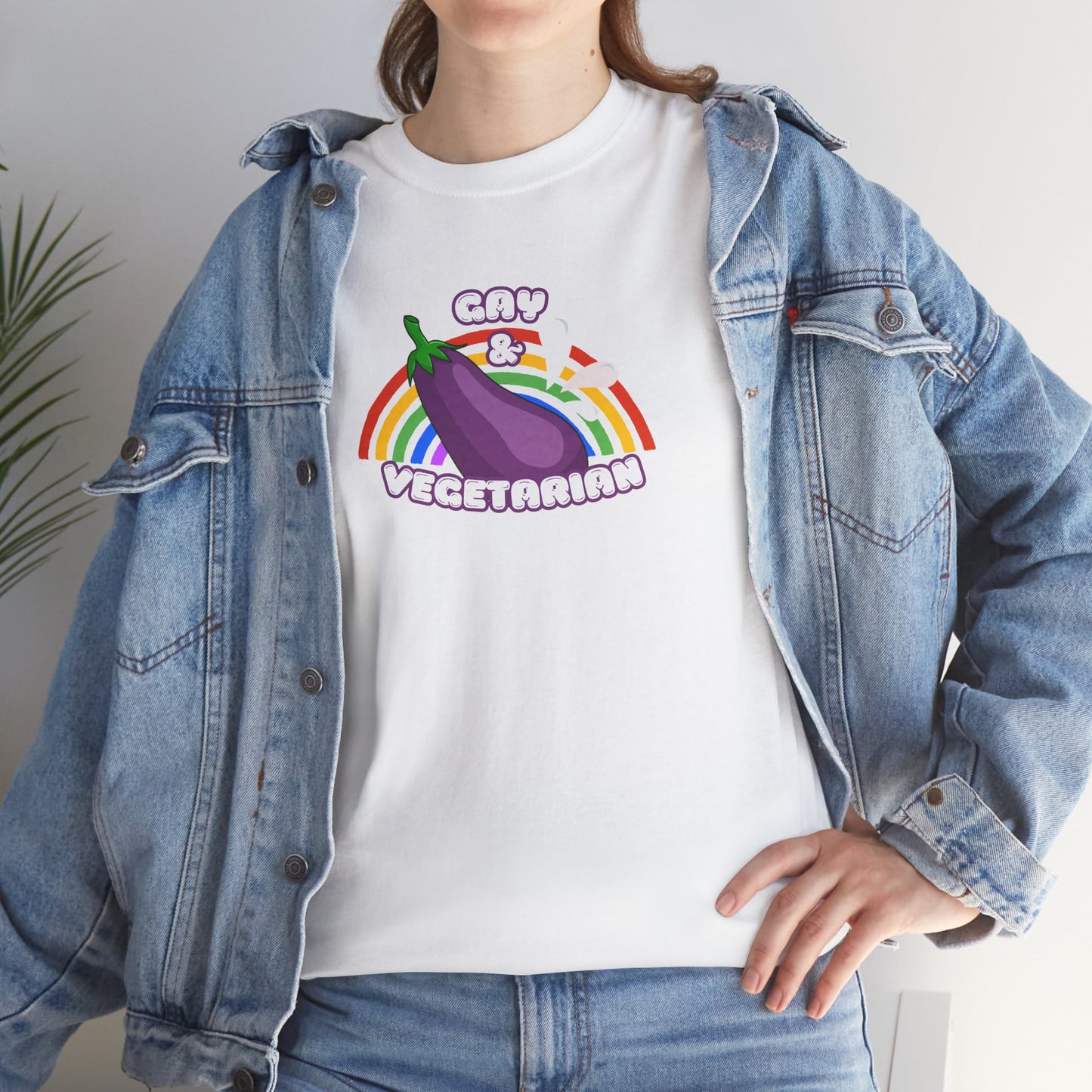 Gay Vegetarian Unisex Tee - Adult Humor Shirt