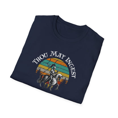 Funny Vintage Graphic Unisex T-Shirt - 'Thou May Ingest A Satchel of Richards'