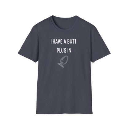 Funny Butt Plug Unisex T-Shirt, Humorous Gift, Men's and Women's Shirt, Party Wear, Novelty Tee, Playful Fashion