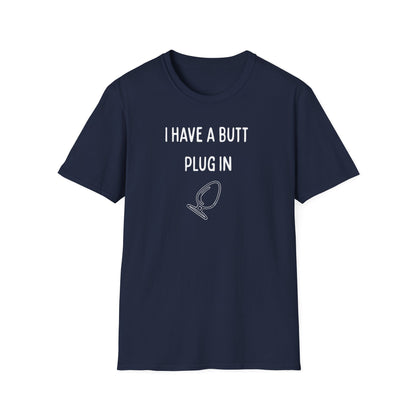 Funny Butt Plug Unisex T-Shirt, Humorous Gift, Men's and Women's Shirt, Party Wear, Novelty Tee, Playful Fashion