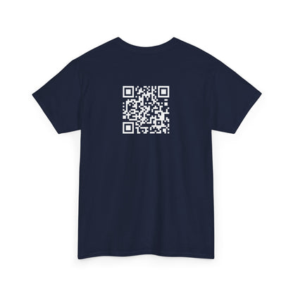 Funny QR Code Unisex Tee - Secret Message Cotton Shirt