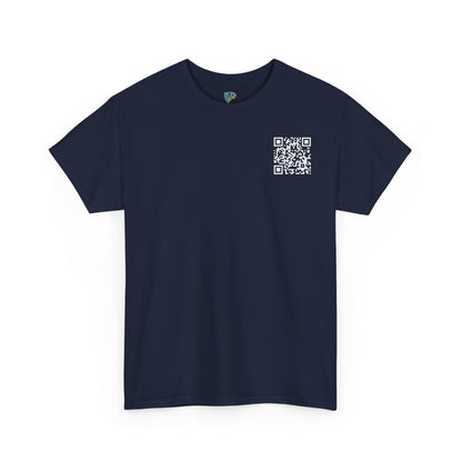 Funny QR Code Unisex Tee - Secret Message Cotton Shirt