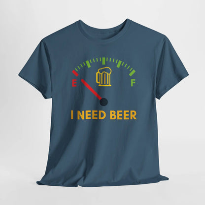 Funny "This Guy Needs A Beer" Cotton T - Unisex