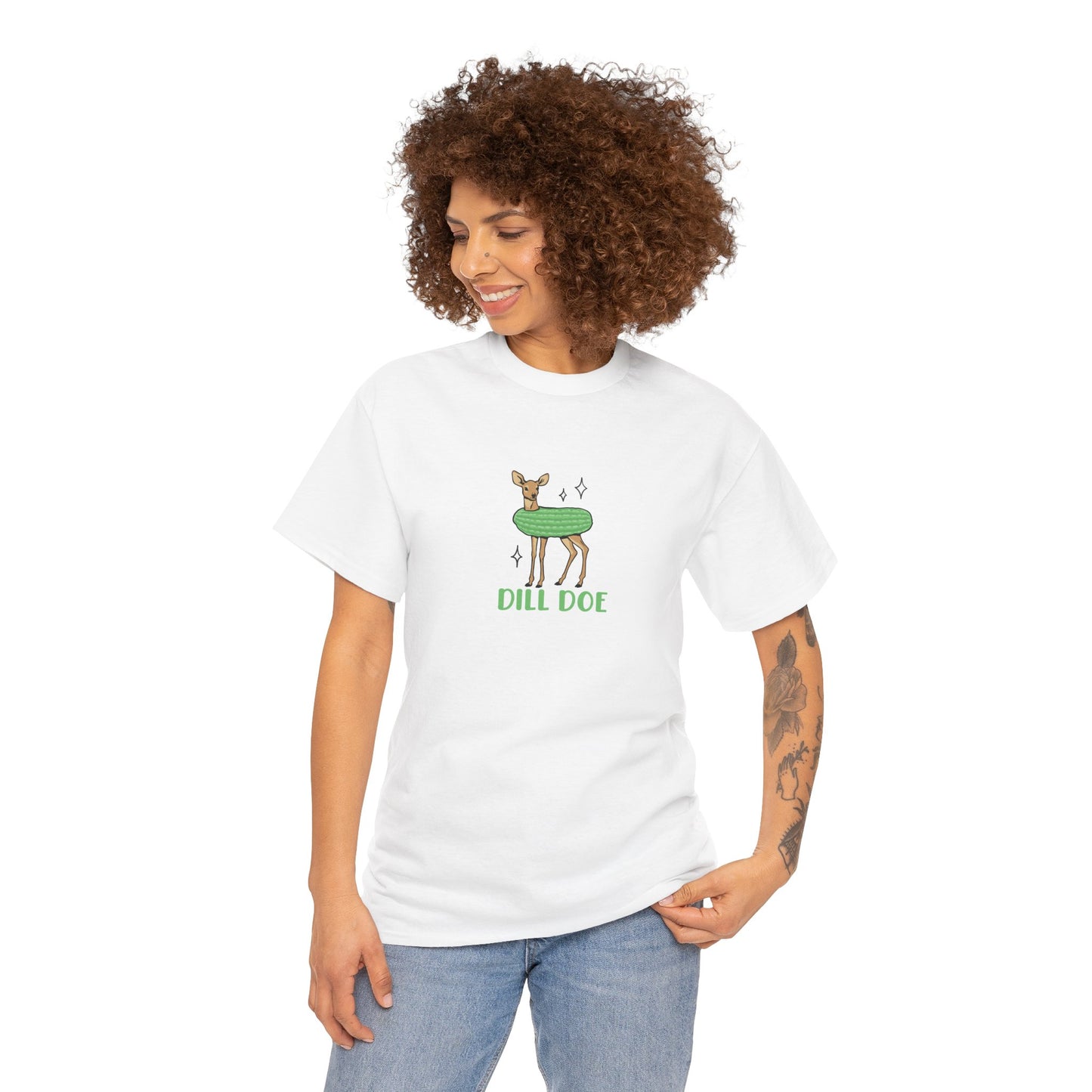 Funny Dill Doe Tee - Unisex Heavy Cotton