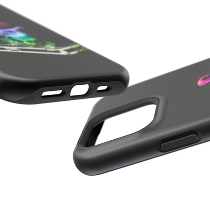 iPhone Case - Retro Rainbow DJ Kitty - MagSafe