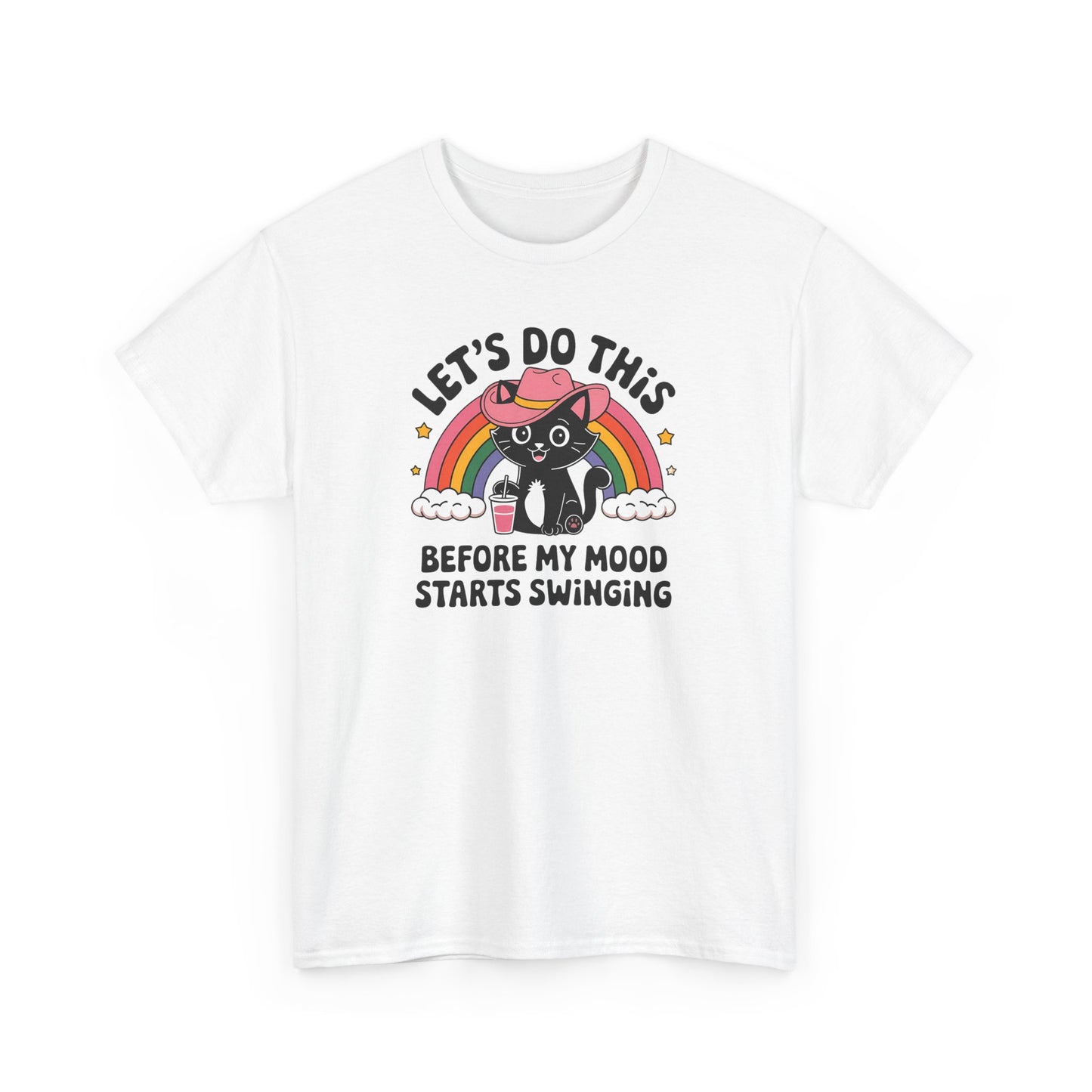 Funny Mood Swing Comedic Unisex T-Shirt, Let's Do This Before My Mood Starts Swinging, Humor Tee, Sarcastic Shirt, Comedic Top