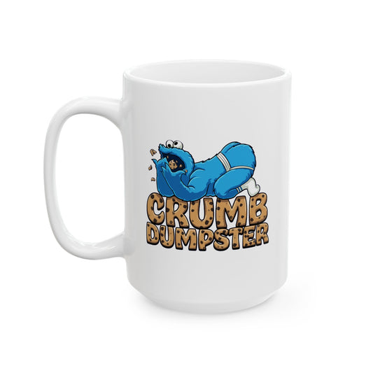 Funny Crumb Dumpster Gay Cookie Eating Monster Ceramic Mug
