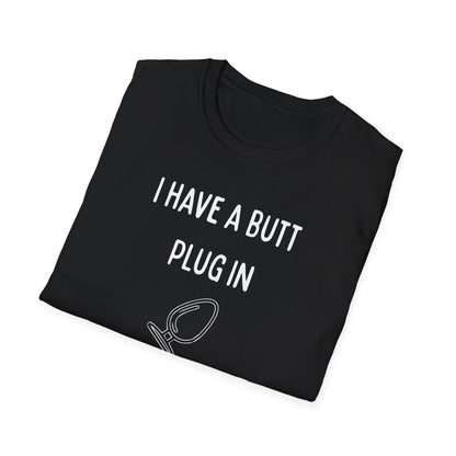 Funny Butt Plug Unisex T-Shirt, Humorous Gift, Men's and Women's Shirt, Party Wear, Novelty Tee, Playful Fashion