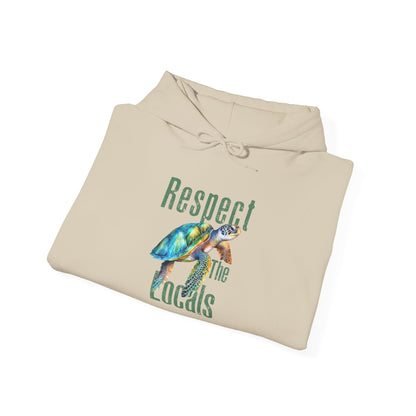 Respect The Locals Sea Turtles Hoodie