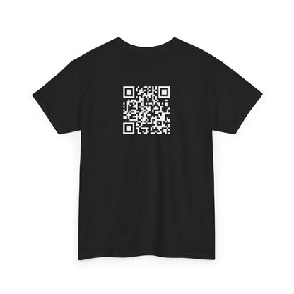 Funny QR Code Unisex Tee - Secret Message Cotton Shirt