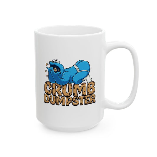 Funny Crumb Dumpster Gay Cookie Eating Monster Ceramic Mug