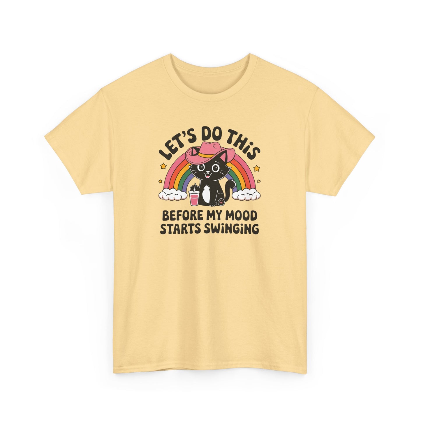 Funny Mood Swing Comedic Unisex T-Shirt, Let's Do This Before My Mood Starts Swinging, Humor Tee, Sarcastic Shirt, Comedic Top