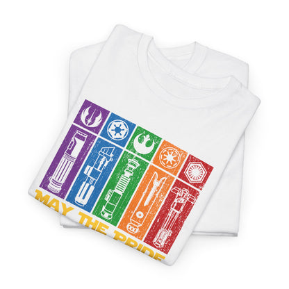 Pride-Themed Unisex Heavy Cotton Tee - "May the Pride Be With You"