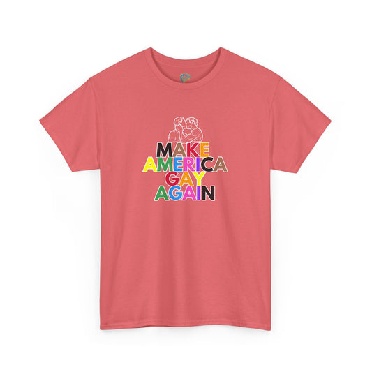 Make America Gay Again Unisex Heavy Cotton Tee - Pride & LGBTQ+ Support