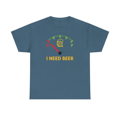 Funny "This Guy Needs A Beer" Cotton T - Unisex