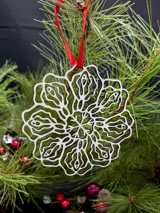 Vaginaflake Christmas Ornament - Funny Adult Gag Gift - Funny Holiday Decor